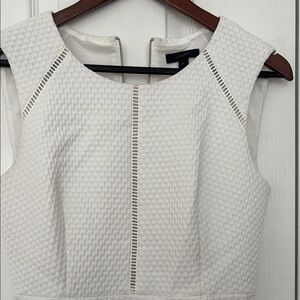 J. Crew Cream Halter Sheath Dress